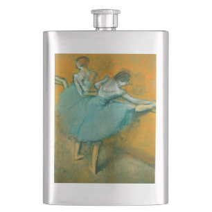 Petaca Bailarinas de Degas en el ballet de bar