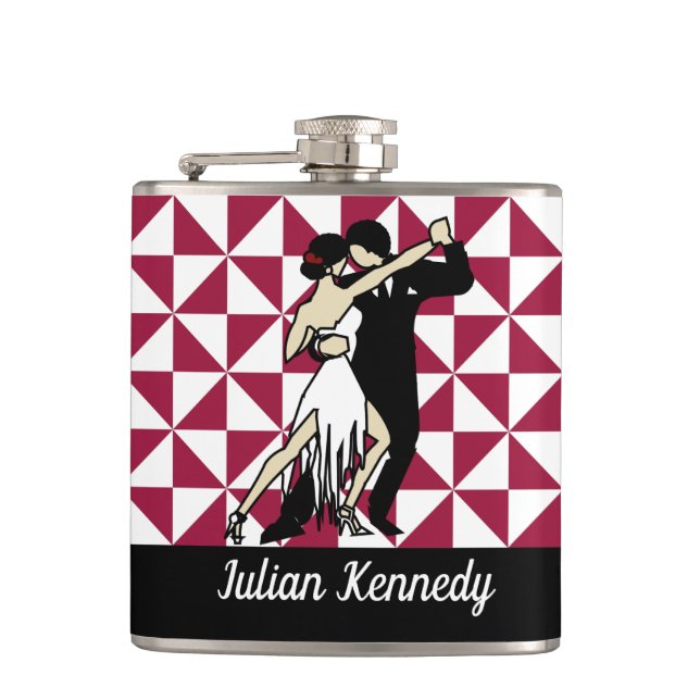 Petaca Bailarinas de tango (Anverso)