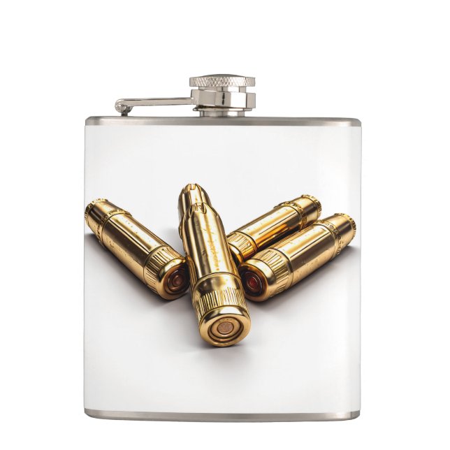 Petaca Balas doradas en mi bolsillo #1 (Anverso)