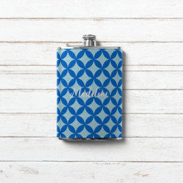 Petaca Baldosas de verano con círculos azules para bebés