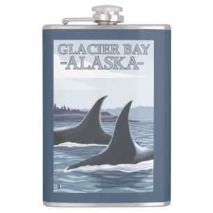 Petaca Ballenas #1 - Glacier Bay, Alaska de la orca