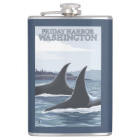 Ballenas #1 - puerto de viernes, Washington de la