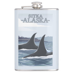 Petaca Ballenas #1 - Sitka, Alaska de la orca