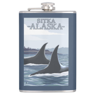 Petaca Ballenas #1 - Sitka, Alaska de la orca