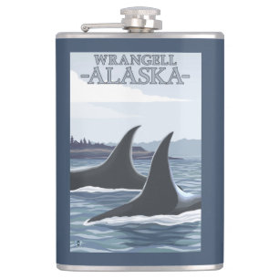 Petaca Ballenas #1 - Wrangell, Alaska de la orca