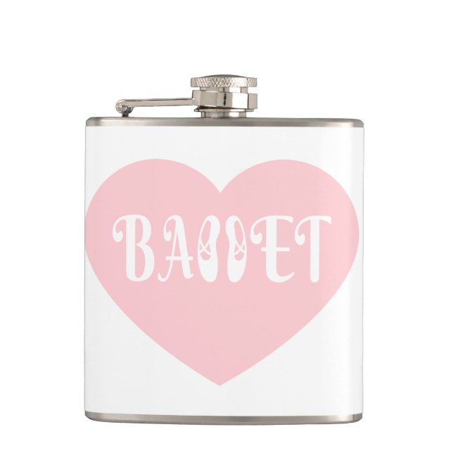 Petaca Ballet Amor Danza Personalizada Ctomizeus (Anverso)
