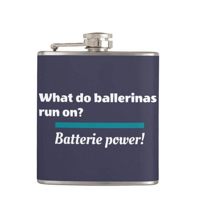 Petaca Ballet Ballet Ballet Chiste Batería (Anverso)