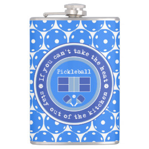 Petaca Baloncesto: Si no puedes tomar el calor/azul pálid