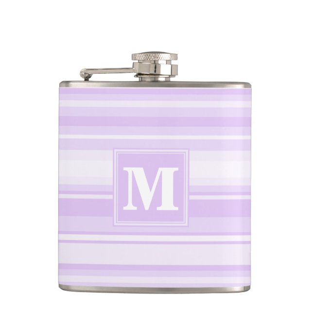 Petaca Bandas de lilac monogramo (Anverso)