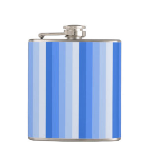 Petaca Bandas de sombra azules