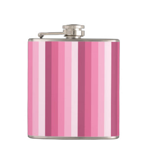 Petaca Bandas de sombra rosadas