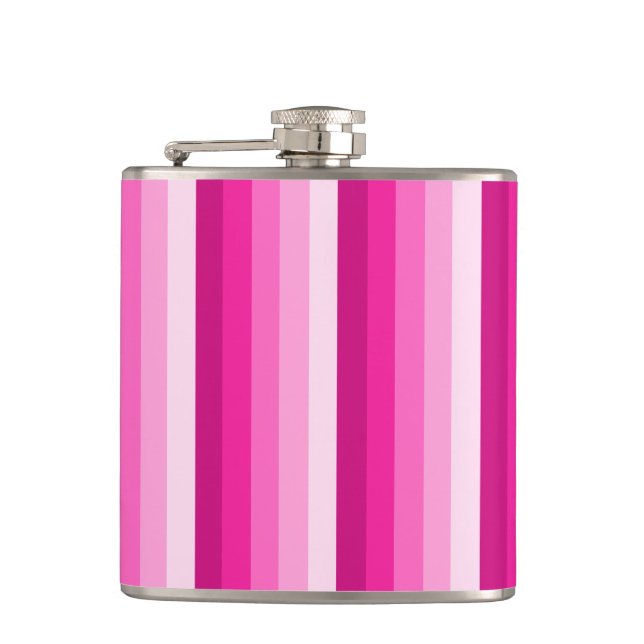 Petaca Bandas de sombra rosadas calientes (Anverso)