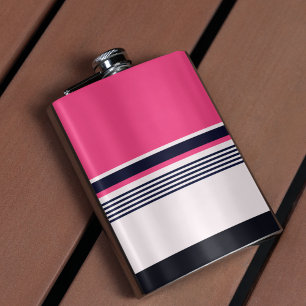 Petaca Bandas uniformes rosadas