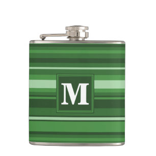 Petaca Bandas verdes monográficas