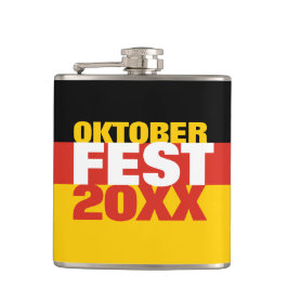Petaca Bandera alemana del Oktoberfest Octoberfest