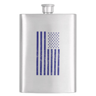 Petaca Bandera americana apenada azul
