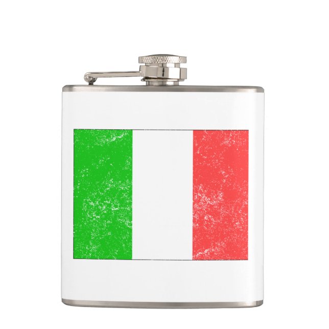Petaca Bandera apenada de Italia (Anverso)