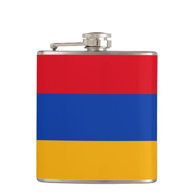 Petaca Bandera armenia e hincha deportivo/deportivo de Ar (Anverso)