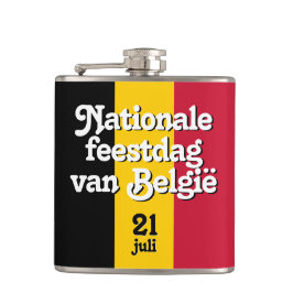 Petaca Bandera belga del Dutch Nationale feestdag van Bel