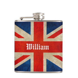 Petaca Bandera BRITÁNICA Union Jack - nombre de encargo