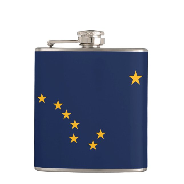 Petaca Bandera de Alaska (Anverso)
