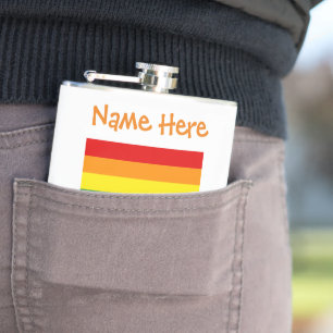 Petaca Bandera de arcoíris LGBTQ de orgullo gay personali