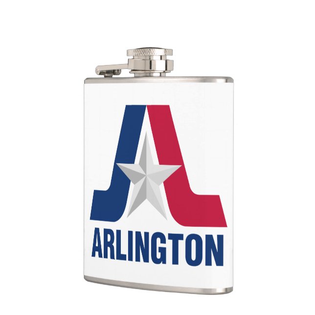 Petaca Bandera de Arlington, Texas Flask (Izquierda)