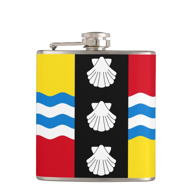 Petaca Bandera de Bedfordshire Flask (Anverso)