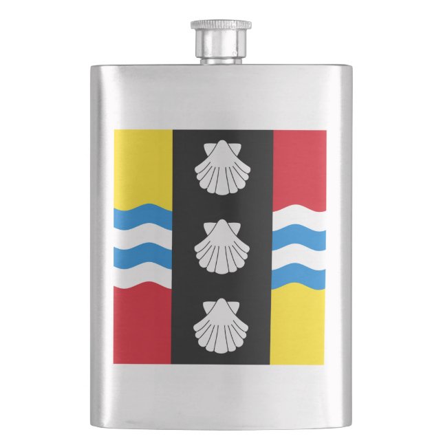 Petaca Bandera de Bedfordshire Flask (Anverso)