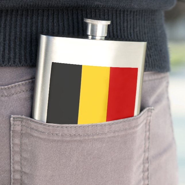 Petaca Bandera de Bélgica (In Situ)