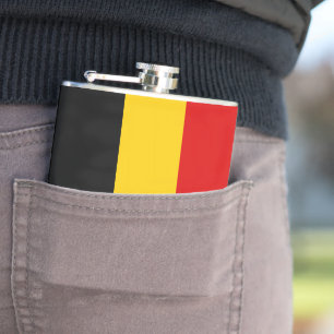 Petaca Bandera de Bélgica