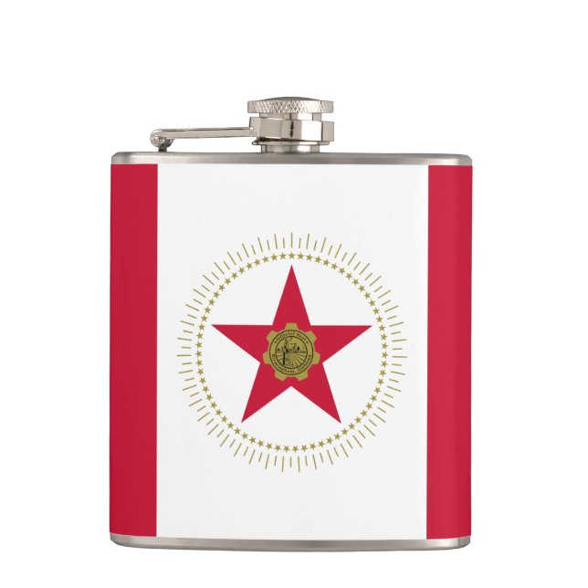 Petaca Bandera de Birmingham, alabama (Anverso)