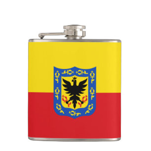 Petaca Bandera de Bogotá, máscara de cadera de Colombia