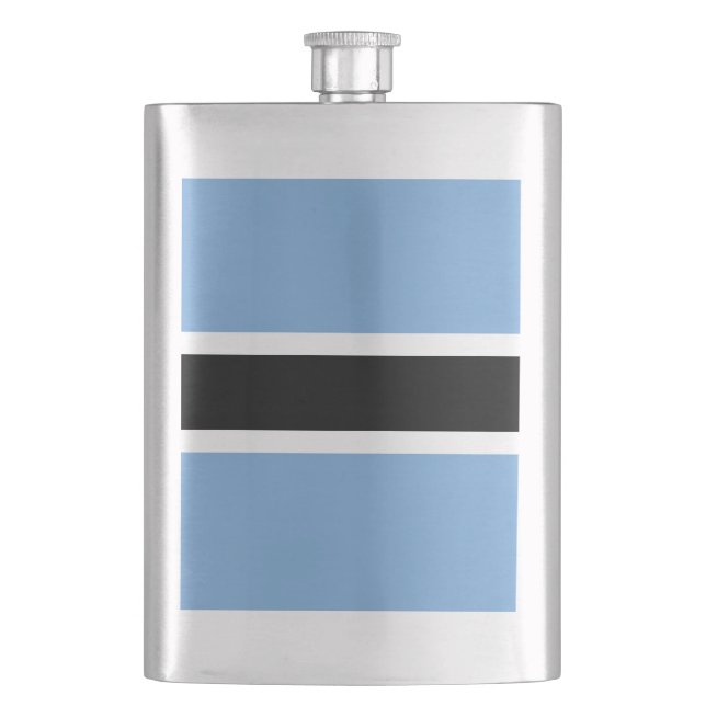 Petaca Bandera de Botsuana (Anverso)