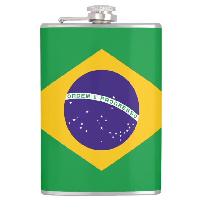 Petaca Bandera de Brasil (Anverso)