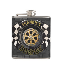 Petaca Bandera de Carreras personalizado Calor Masculino 