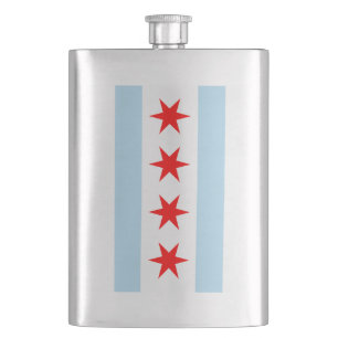 Petaca Bandera de Chicago