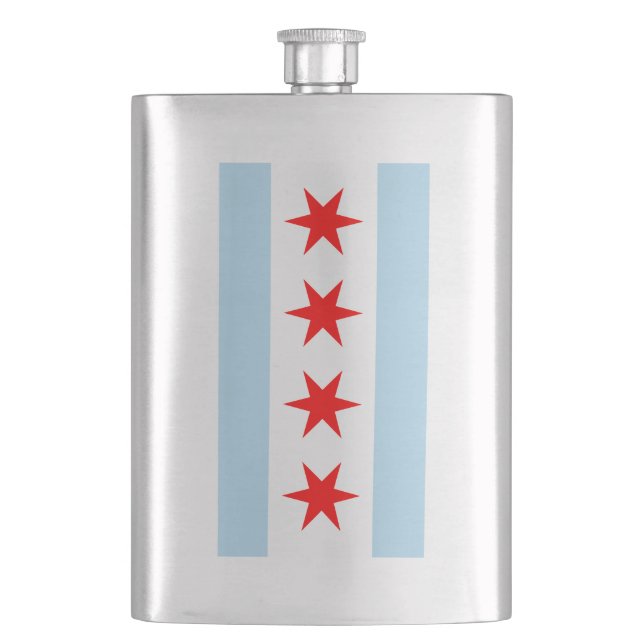 Petaca Bandera de Chicago (Anverso)