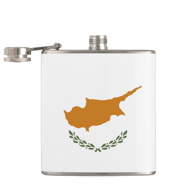 Petaca Bandera de Chipre (Abierto)