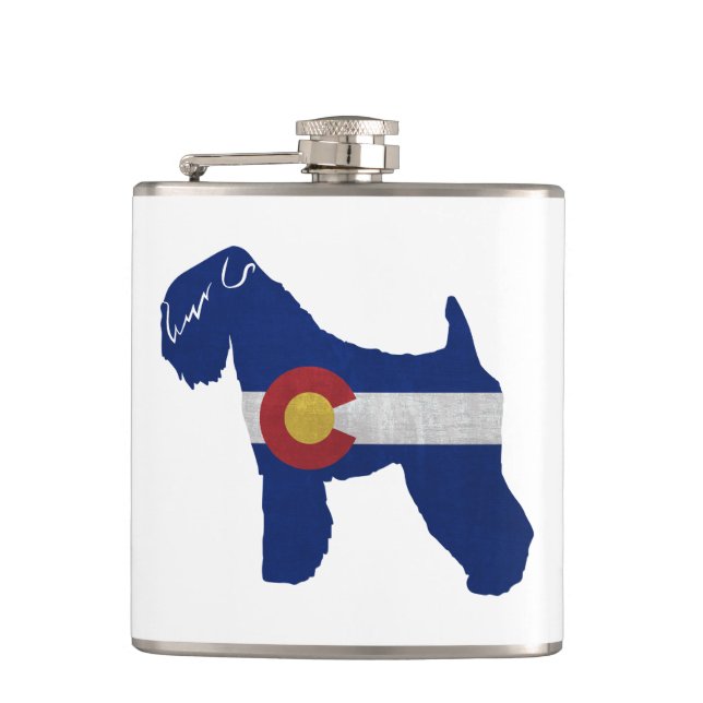 Petaca Bandera de Colorado del Terrier (Anverso)