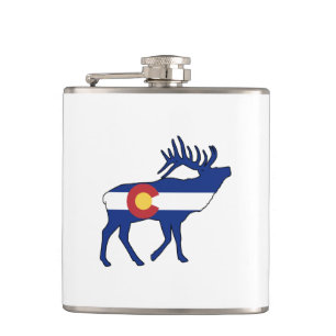 Petaca Bandera de Colorado Elk
