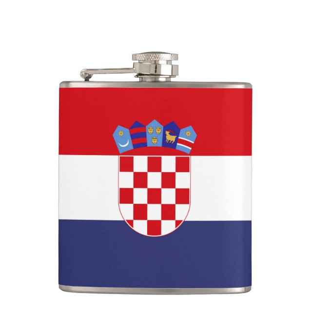 Petaca Bandera de Croacia (Anverso)
