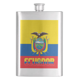 Petaca Bandera de Ecuador elegante patriota