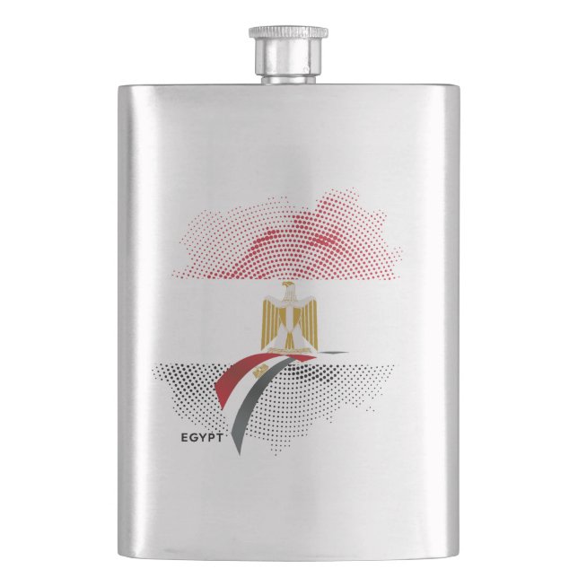 Petaca bandera de Egipto (Anverso)