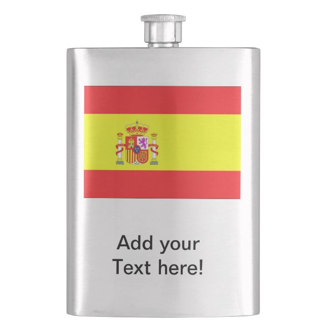 Petaca Bandera de España (Anverso)