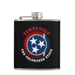 PETACA BANDERA DE ESTADO VOLUNTARIO DE TENNESSEE