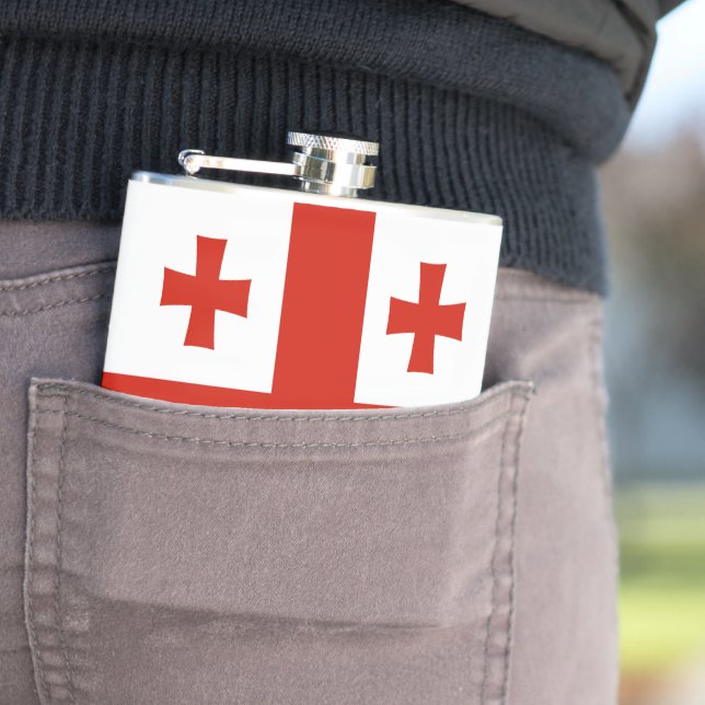 Petaca Bandera de Georgia (In Situ)