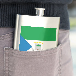Petaca Bandera de Guinea Ecuatorial