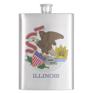 Petaca Bandera de Illinois