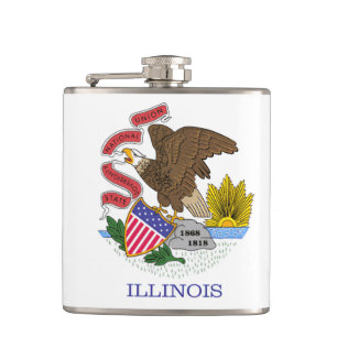 Petaca Bandera de Illinois